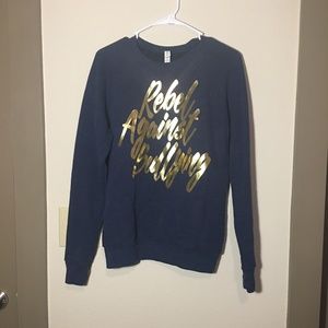 Rebel Athletic Rebel Against Bullying Sweatshirt